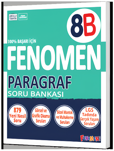  Fenomen 8 Sınıf Fenomen Paragraf Soru Bankası | Bilgin Doğancil Mikail | Fenomen (Hazırlık) | 9786052310120 | 