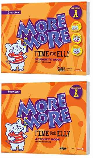  More and More Time for Elly (A) Students Book Activity Book (45 Yaş) | More & More (Hazırlık) | 9786257174350 | 