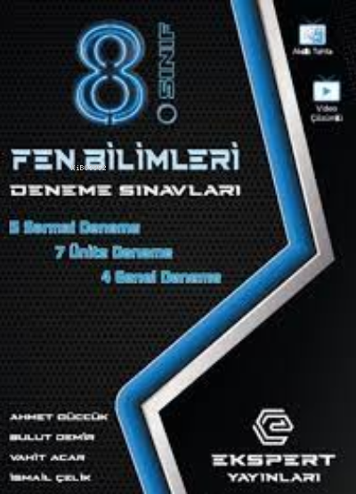 Ekspert 8. Sınıf Fen Bilimleri Deneme Sınavları