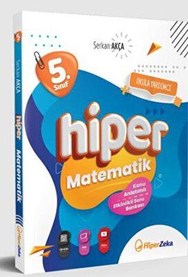 Hiper Zeka 2024 5. Sınıf Hiper Matematik Konu Anlatımlı & Etkinlikli Soru Bankası