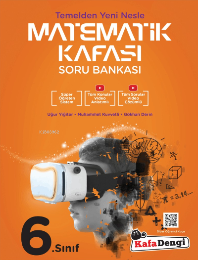  KAFADENGİ 6Sınıf Matematik Kafası Soru Bankası | Kafa Dengi | 9786052387306 | trendyol 9786052387306 | 