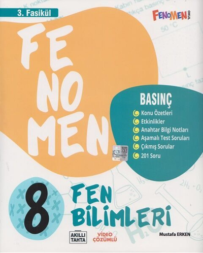 Fenomen 8. Sınıf Fen Bilimleri Fenomen Fasikül 3 Basınç