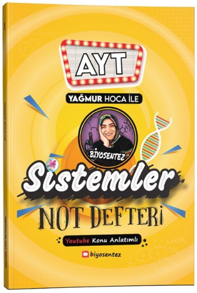 Kr Akademi Yağmur Hoca ile AYT Biyosentez Sistemler Not Defteri Tamamı El Yazılı