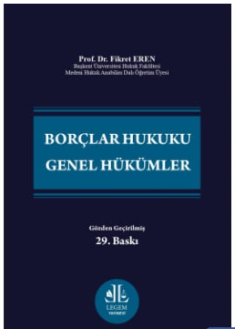 Borçlar Hukuku Genel Hükümler 29.Baskı