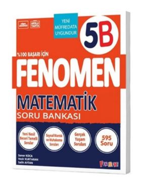  Fenomen 5B Matematik Soru Bankası | Salih Aytan | Gama Basım Yayın Dağıtım | 9786057790170 | 