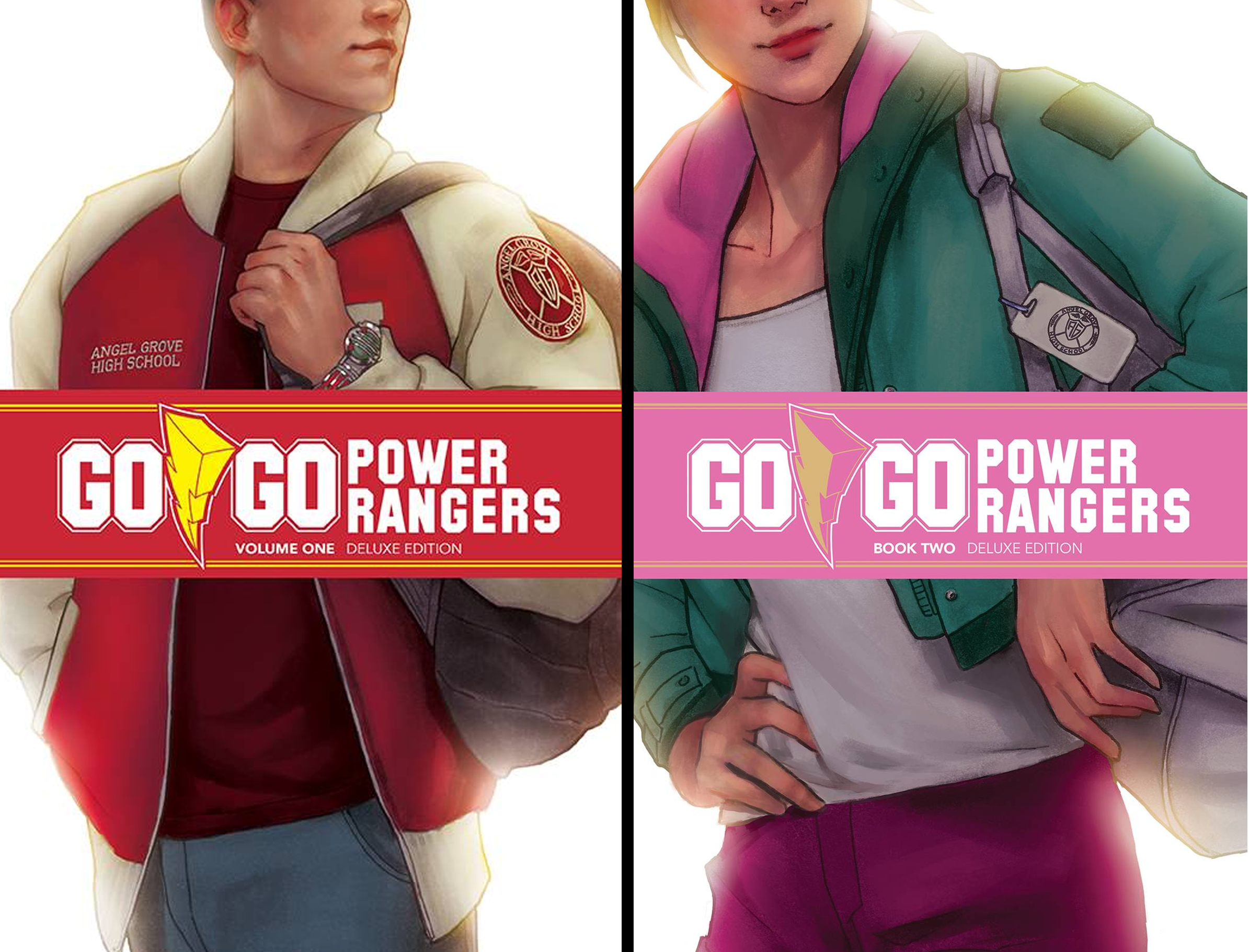 GO GO POWER RANGERS DELUXE EDITION HC BOOK 01-02 SET