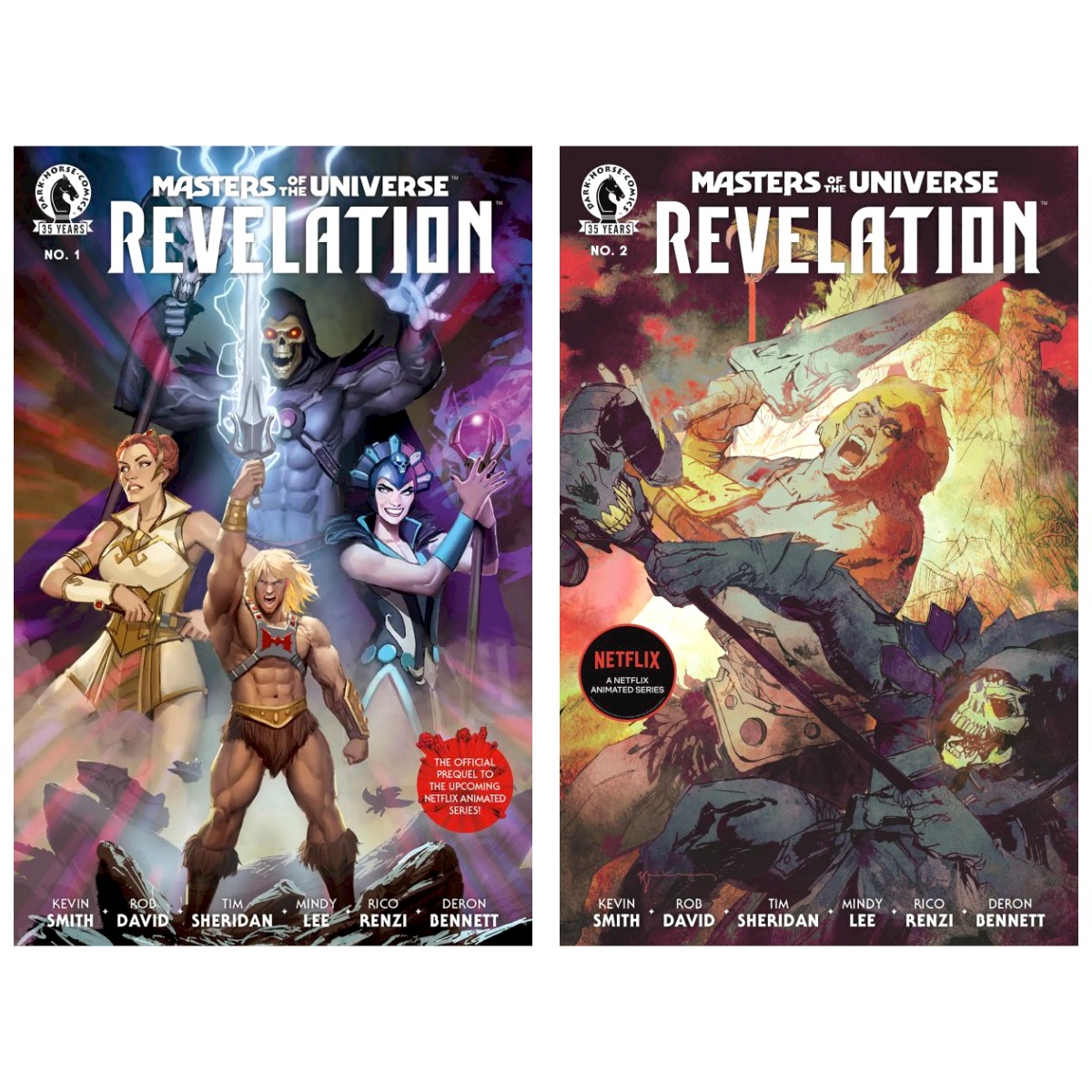 MASTERS OF THE UNIVERSE REVELATION #1-2 SET
