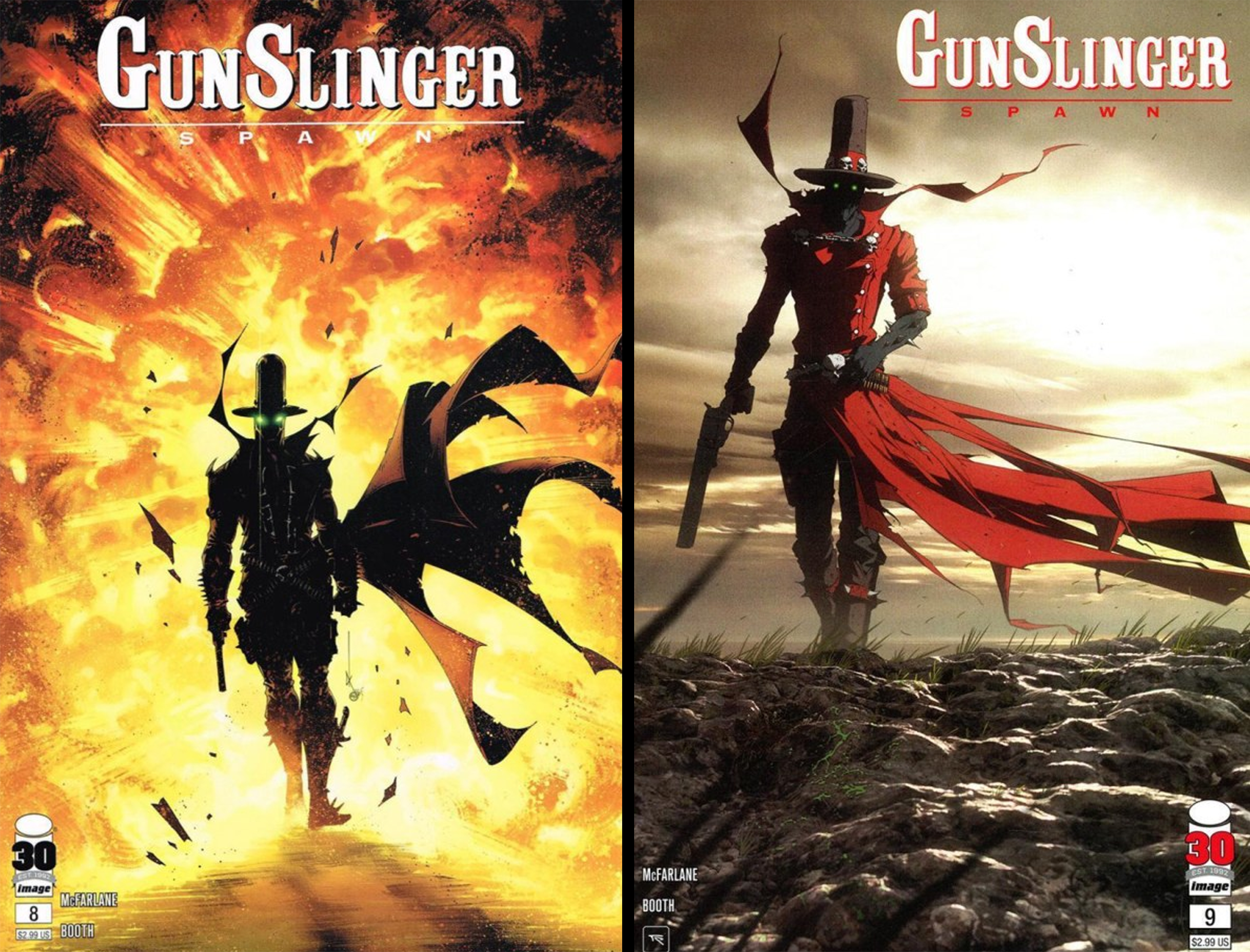 SPAWN GUNSLINGER #8-9 SET