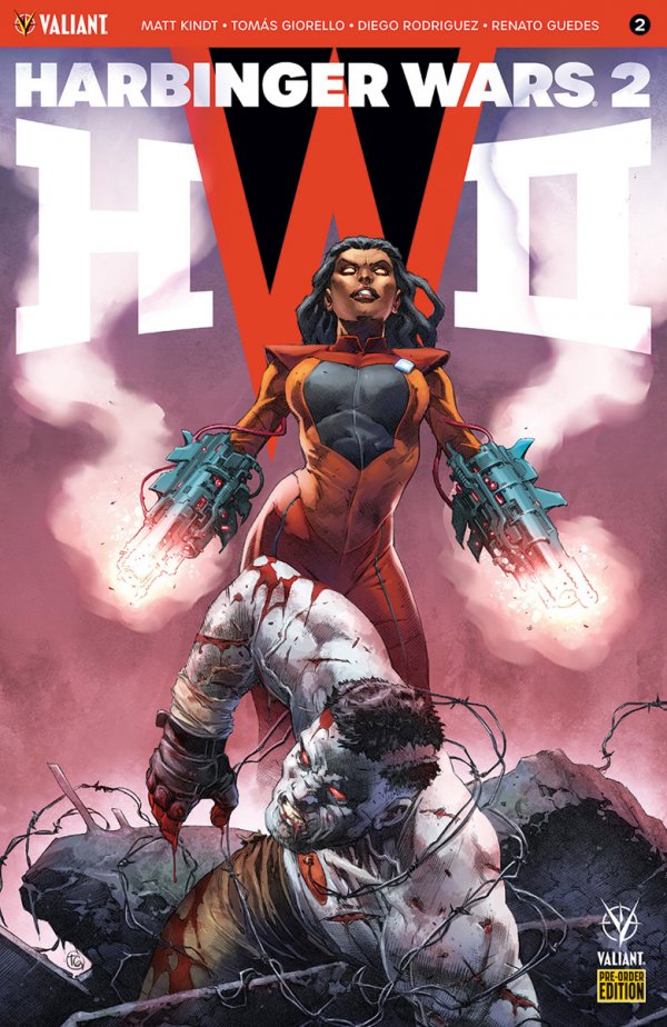 HARBINGER WARS 2 #2 COVER E PRE-ORDER EDITION GIORELLO