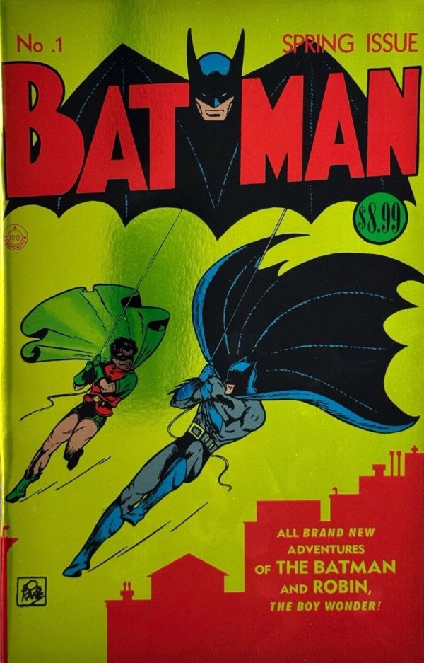  BATMAN @1 FACSIMILE EDITION COVER B BOB KANE & JERRY ROBINSON FOIL VARIANT | DC | NEW20122023025 | 