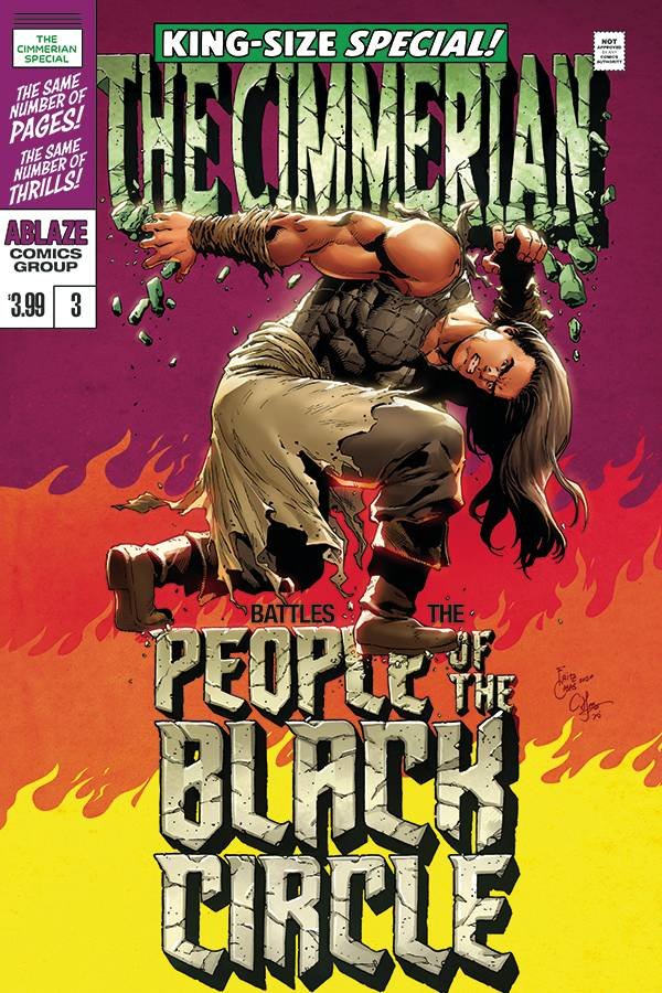  CIMMERIAN PEOPLE OF BLACK CIRCLE @3 COVER D CASAS HULK HOMAGE | ABLAZE | 85000892707200341 | 