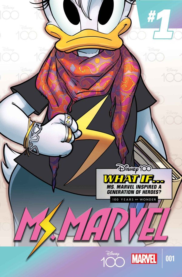  NEW20122023013 | AMAZING SPIDER MAN @33 PERISSONOTTO DISNEY100 MS MARVEL VARIANT | MARVEL  