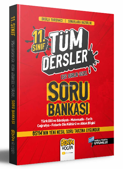  2022 11 Sınıf Eşit Ağırlık Sözel Tüm Dersler Soru Bankası | Kolektif | Benim Hocam Yayınları | 9786052779699 