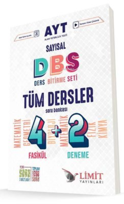 Limit Ayt Tüm Dersler 4+2 Soru Bankası (Sayısal)