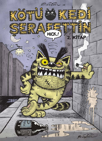  Kötü Kedi Şerafettin 2Kitap | Bülent Üstün | Marmara Çizgi Yayın Dağıtım | 9786257646024 | 
