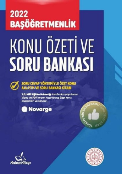  2022 Başöğretmenlik Konu Özetli Soru Bankası | 2022 Başöğretmenlik Konu Özetli Soru Bankası | Kolektif | Kalem Kitap | 9786057167316 