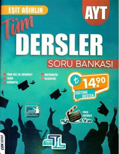  Ayt Soru Bankası Tüm Dersler Eşit Ağırlık 2022 | Ayt Soru Bankası Tüm Dersler Eşit Ağırlık 2022 | Kolektif | Tümler Yayınları (Bayilik) | 9786257273244 