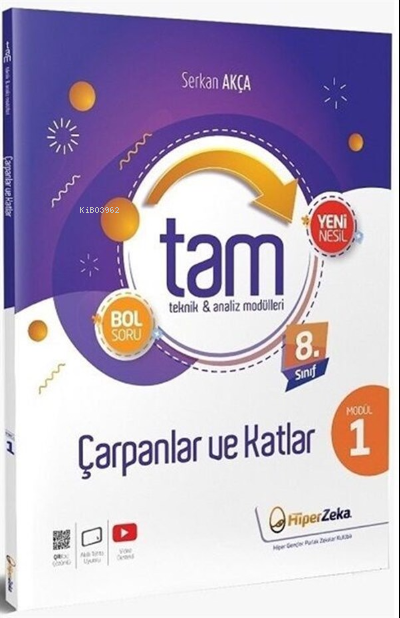 8. Sınıf TAM Matematik 1 - Çarpanlar ve Katlar