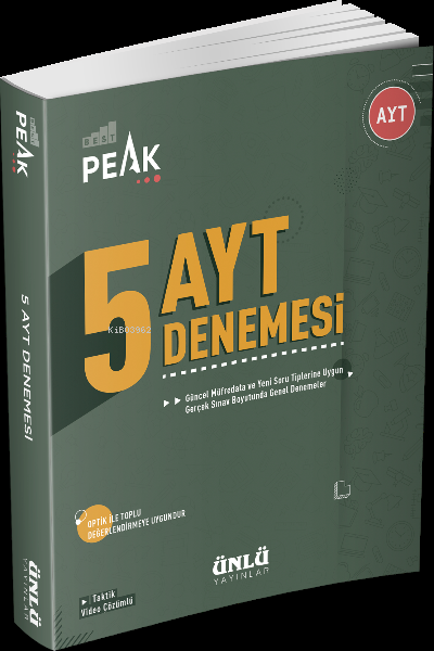 Ünlü AYT Best Peak 5li Denemesi