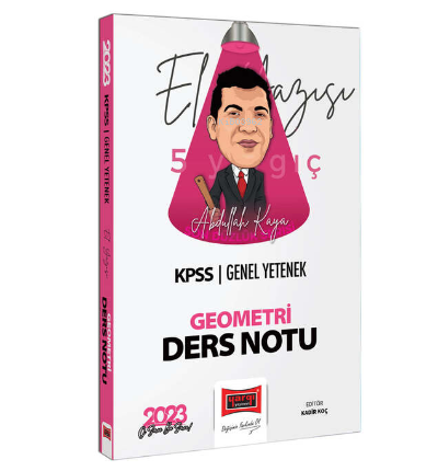  2023 KPSS Genel Yetenek Son Düzlük El Yazısı İle Geometri Ders Notu | 2023 KPSS Genel Yetenek Son Düzlük El Yazısı İle Geometri Ders Notu | Abdullah Kaya | Yargı Yayınevi | 9786254215551 
