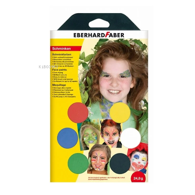  Eberhardfaber Yüz Boyası (6 Renk) (Tablet) | Eberhardfaber Yüz Boyası (6 Renk) (Tablet) | Faber Castell | 4087205790048 
