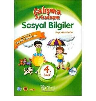  4 Sınıf Sosyal Bilgiler Çalışma Arkadaşım/4 Adım | 4 Sınıf Sosyal Bilgiler Çalışma Arkadaşım/4 Adım | Kolektif | 4 Adım Yayınları | 9786056859465 