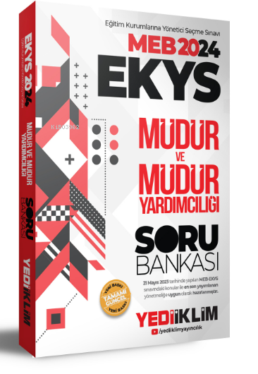 2024 MEB EKYS Müdür Ve Müdür Yardımcılığı Soru Bankası