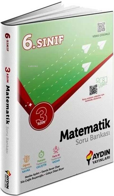 Aydın Yayınları 6. Sınıf Matematik Üç Adım Soru Bankası