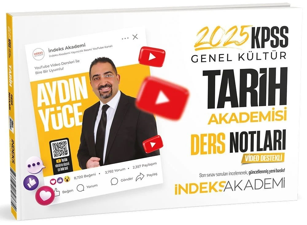 İndeks 2025 KPSS Tarih Akademisi Video Ders Notları