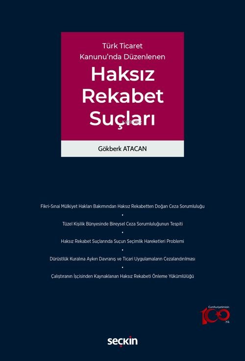 Türk Ticaret Kanunu'nda Düzenlenen Haksız Rekabet Suçları