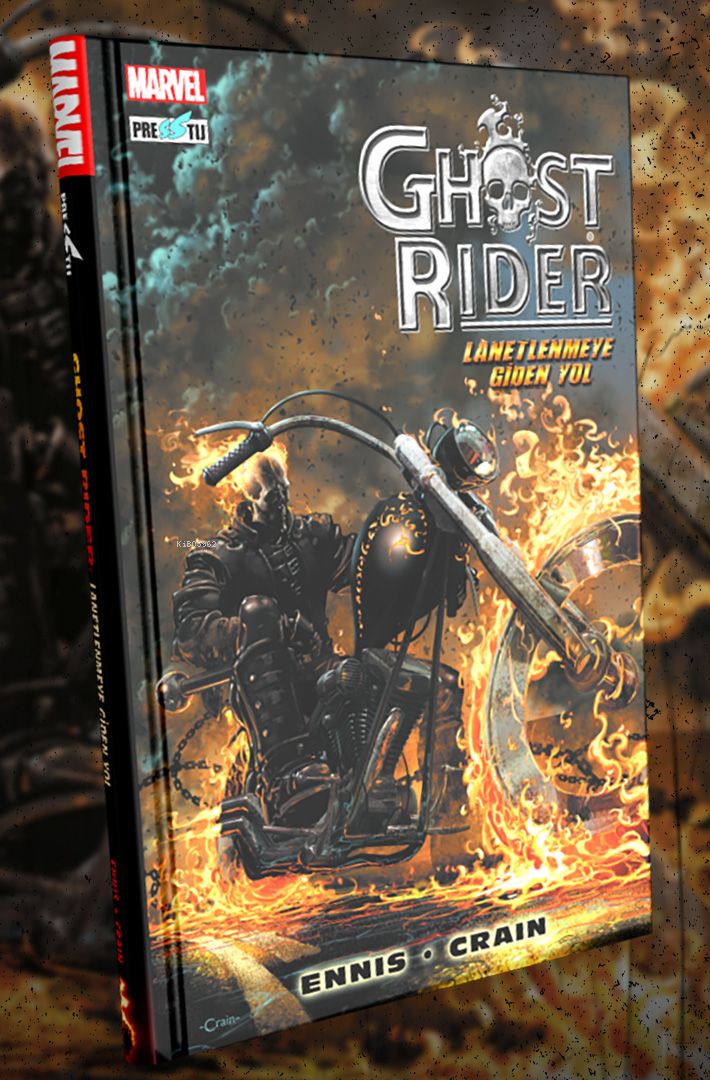  Ghost Rider Lanetlenmeye Giden Yol Özel Edisyon / Sert Kapak | Garth Ennis | Presstij | 9786256033108 | 