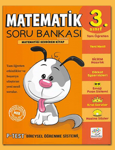  3 Sınıf Matematik Soru Bankası Matematiği Sevdiren Kitap | 3 Sınıf Matematik Soru Bankası Matematiği Sevdiren Kitap | Kolektif | Yükselen Zeka Yayınları | 9786059874588 