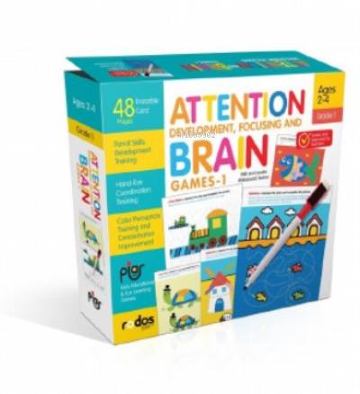 Attention Development, Focusing and Brain Games-1 - Grade-Level 1 - Ages 2-4