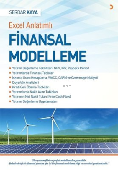  Finansal Modelleme Excel Anlatımlı | Serdar Kaya | Cinius Yayınları | 9786257113076 | 