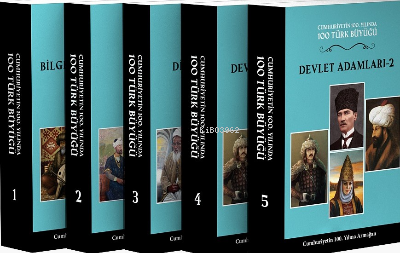  100 Türk Büyüğü Takım5 Cilt | 100 Türk Büyüğü Takım5 Cilt | Vahit Türk | Türk Kültürüne Hizmet Vakfı (TKHV) | 9789757522362 