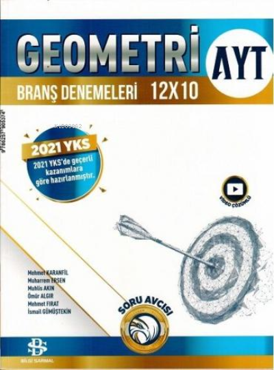  AYT Geometri 12 x 10 Branş Denemeleri | AYT Geometri 12 x 10 Branş Denemeleri | Kolektif | Bilgi Sarmal | 9786257905374 