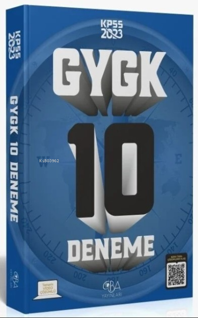 CBA 2023 KPSS Genel Yetenek Genel Kültür 10 Deneme