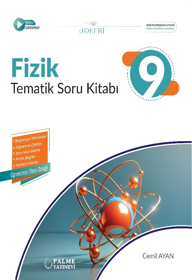 Palme Yayınevi 9.Sınıf Fizik Tematik Soru Kitabı