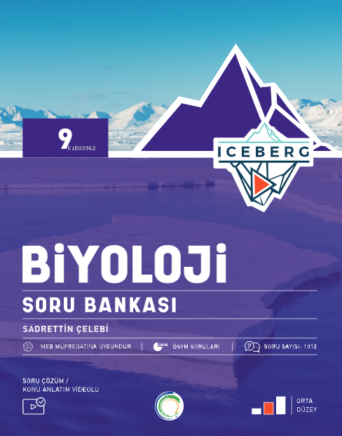 Okyanus Yayınları 9. Sınıf Biyoloji Iceberg Soru Bankası