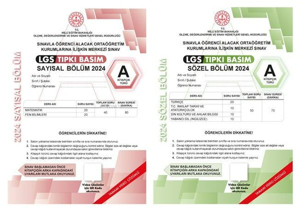  2024 LGS Çıkmış Sorular Video Çözümlü Seti 2 Kitap Takım | 2024 LGS Çıkmış Sorular Video Çözümlü Seti 2 Kitap Takım | Kolektif | Evrensel İletişim Yayınları (Hazırlık) | 9786256024533 