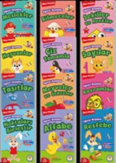  Eğitici Boyama Seti (12 Kitap Takım) | Eğitici Boyama Seti (12 Kitap Takım) | Kolektif | Sancak Yayınları | 2022412459656 