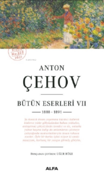 Anton Çehov Bütün Eserleri VI;1888 -1891