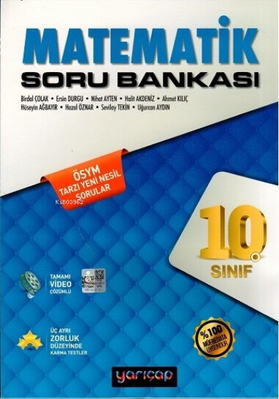 Yarı Çap 10.Sınıf S.B. Matematik - 2021