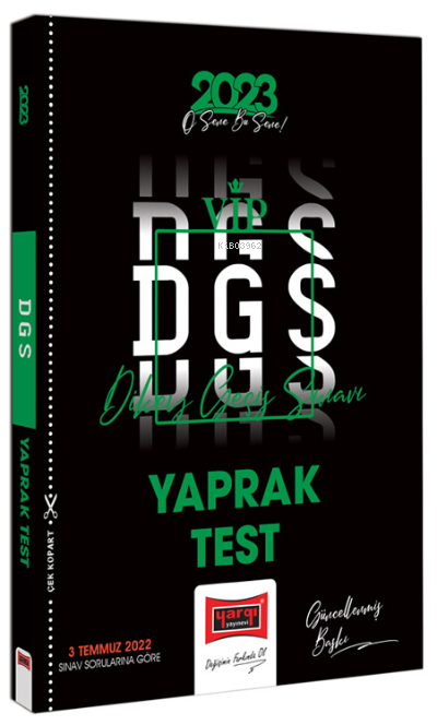 Yargı 2023 DGS Yaprak Test