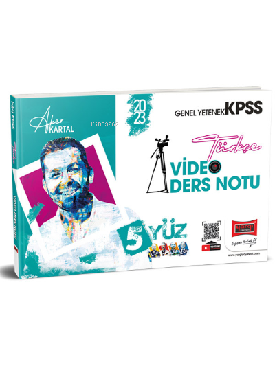  2023 KPSS 5Yüz Türkçe Video Ders Notları | Aker Kartal | Yargı Yayınevi | 9786254213359 | 