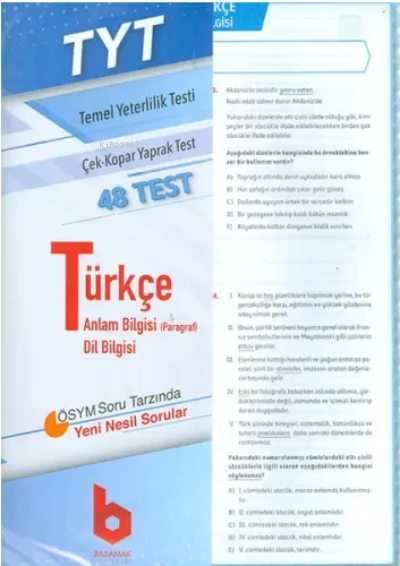 Basamak_Tyt Türkçe Yaprak Test