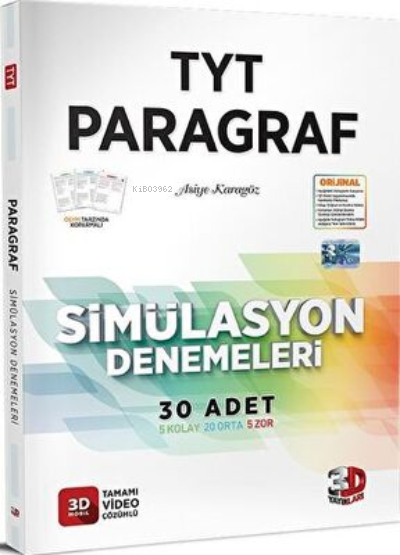 2023 Tyt 3D Sım. Paragraf Denemelerı