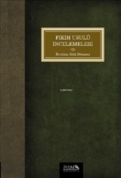 Fıkıh Usulü İncelemeleri