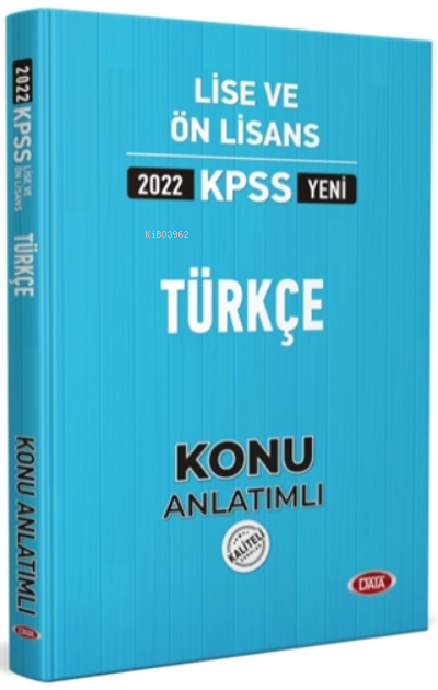 2022 KPSS Lise ve Ön Lisans Türkçe Konu Anlatımlı