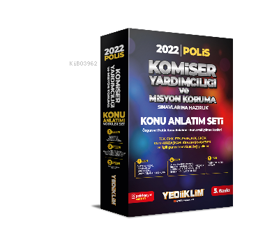  2022 Komiser Yardımcılığı ve Misyon Koruma Sınavlarına Hazırlık Konu Anlatımlı Modüler Set | Kolektif | Yediiklim Yayıncılık | 9786254310102 | 